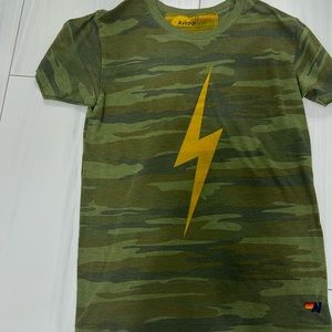 Aviator Nation Size 12 youth tee with lightning bolt